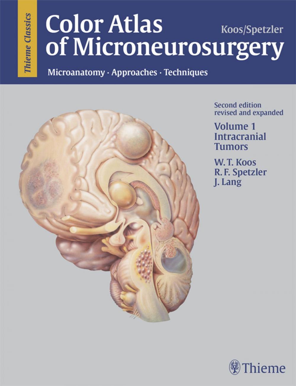 Big bigCover of Color Atlas of Microneurosurgery, Volume 1: Intracranial Tumors