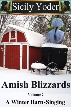 Book cover of Amish Winter Blizzards: Volume Two: A Winter Barn-Singing