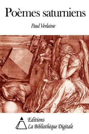 Cover of the book Poèmes saturniens by Évariste Galois