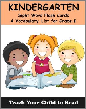 Book cover of KINDERGARTEN - Sight Word Flash Cards