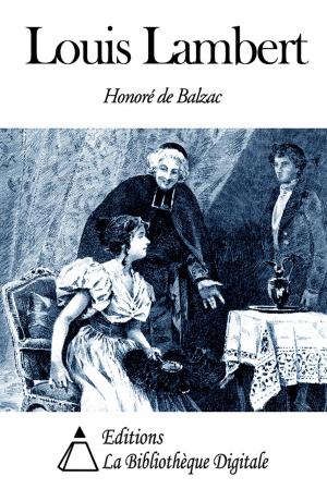Cover of the book Louis Lambert by Gérard de Nerval