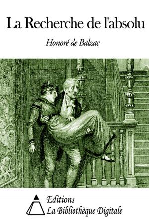Cover of the book La Recherche de l’Absolu by Edmond de Goncourt