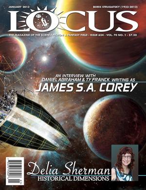 Cover of Locus Magazine, Issue 624, January 2013
