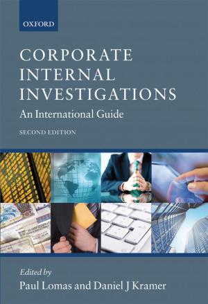 Cover of the book Corporate Internal Investigations by David Boucher