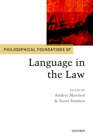 Cover of the book Philosophical Foundations of Language in the Law by J. Allan Hobson