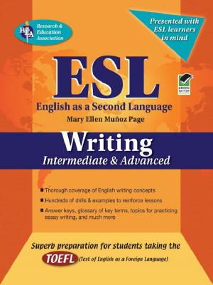 Cover of the book ESL Intermediate/Advanced Writing by The Editors of REA, P. Suski