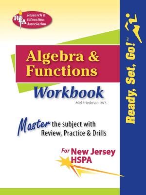 Cover of the book Algebra and Functions Workbook for NJ HSPA by The Editors of REA, Dana Passananti