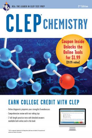 Cover of the book CLEP Chemistry Book + Online by Matthew Mitchell