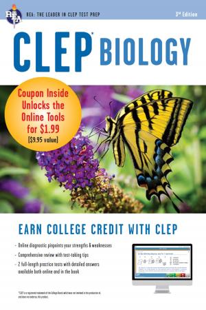 Cover of the book CLEP Biology w/ Online Practice Exams by Editors of REA, Alex Phillips