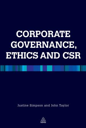 Book cover of Corporate Governance Ethics and CSR
