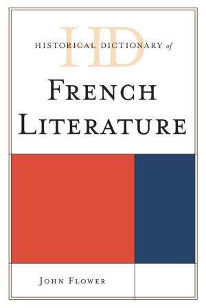 Book cover of Historical Dictionary of French Literature