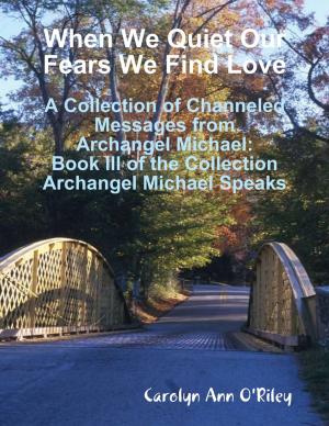 Cover of the book When We Quiet Our Fears We Find Love: A Collection of Channeled Messages from Archangel Michael: Book III of the Collection Archangel Michael Speaks by Michael Sheils