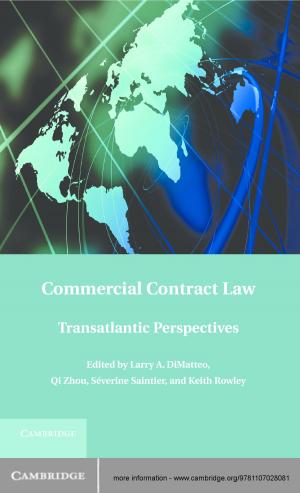 Cover of the book Commercial Contract Law by Ralph Fasold, Jeffrey Connor-Linton