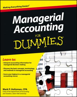 Cover of the book Managerial Accounting For Dummies by Michael J. Conroy, James T. Peterson