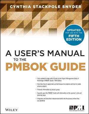 Cover of the book A User's Manual to the PMBOK Guide by Kate MacDonald