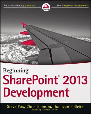 Book cover of Beginning SharePoint 2013 Development