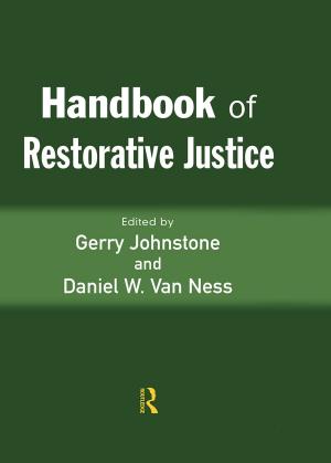 Cover of the book Handbook of Restorative Justice by Wendy R. Tyndale