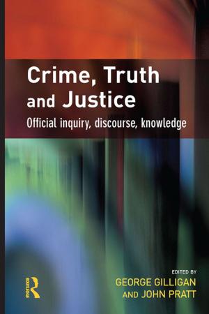 Cover of the book Crime, Truth and Justice by Jay Apt, Paulina Jaramillo