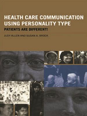 Book cover of Health Care Communication Using Personality Type