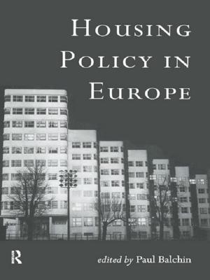 Cover of the book Housing Policy in Europe by Nicholas Virzi, Mauricio Garita, John E. Spillan