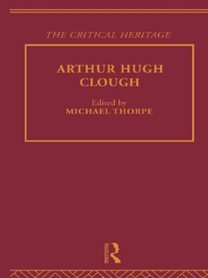 Cover of the book Arthur Hugh Clough by Anthony Vito