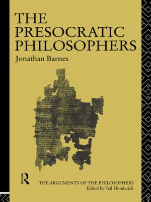 Cover of the book The Presocratic Philosophers by E.D Lewis