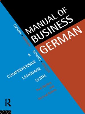 Cover of the book Manual of Business German by Lars Jakobsen, John MacBeath, Denis Meuret, Michael Schratz