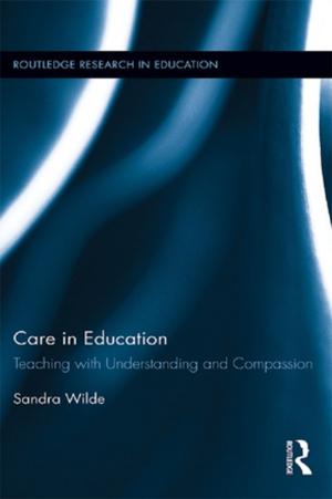 Cover of the book Care in Education by Aimée L Taberner