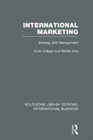 Book cover of International Marketing (RLE International Business)