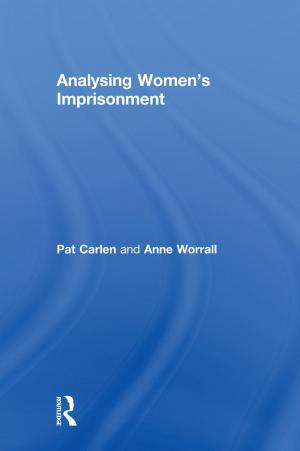 Book cover of Analysing Women's Imprisonment