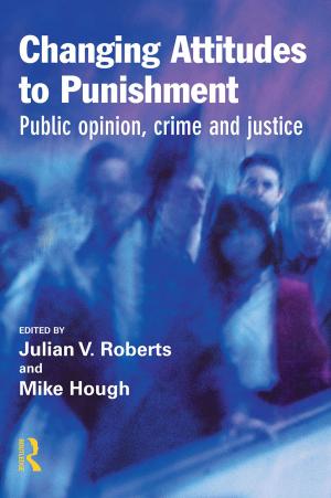 Cover of the book Changing Attitudes to Punishment by Miyume Tanji