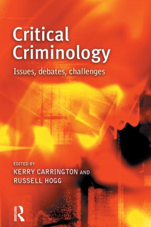 Cover of the book Critical Criminology by HansHeinrich Eggebrecht