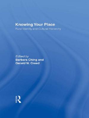 Cover of the book Knowing Your Place by Nancy L. Leech, Karen C. Barrett, George A. Morgan