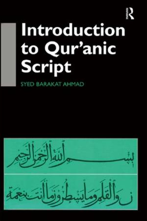 Cover of the book Introduction to Qur'anic Script by Dennis Vanden Auweele