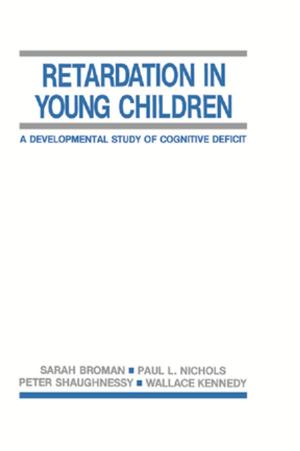 Cover of the book Retardation in Young Children by Erich Schneider