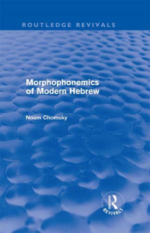 Book cover of Morphophonemics of Modern Hebrew (Routledge Revivals)