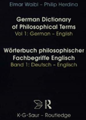 Cover of the book Dict Philos Terms Germ-Eng V1 by 