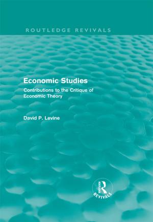 bigCover of the book Economic Studies (Routledge Revivals) by 