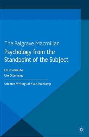 Book cover of Psychology from the Standpoint of the Subject