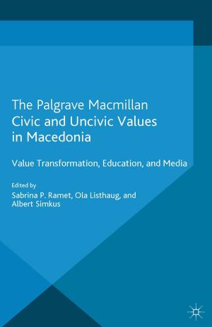 Cover of the book Civic and Uncivic Values in Macedonia by Simone Selva