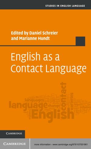 Cover of the book English as a Contact Language by Martijn van Zomeren