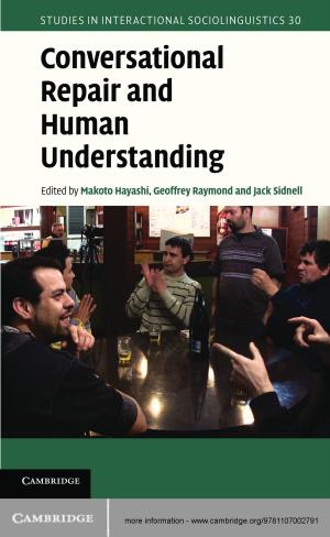 Cover of the book Conversational Repair and Human Understanding by Robert  Asaro, Vlado Lubarda