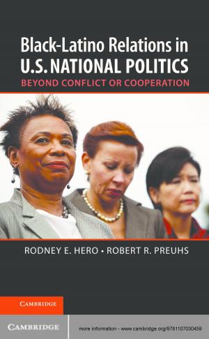 Cover of the book Black–Latino Relations in U.S. National Politics by Pierluigi Contucci, Cristian Giardinà