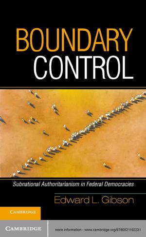Cover of the book Boundary Control by Tamás Szamuely