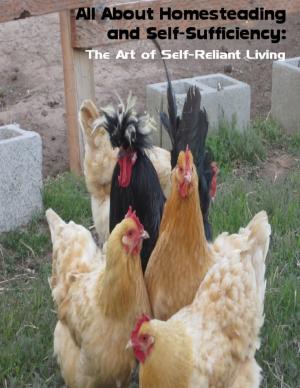 Book cover of All About Homesteading and Self-Sufficiency: The Art of Self-Reliant Living