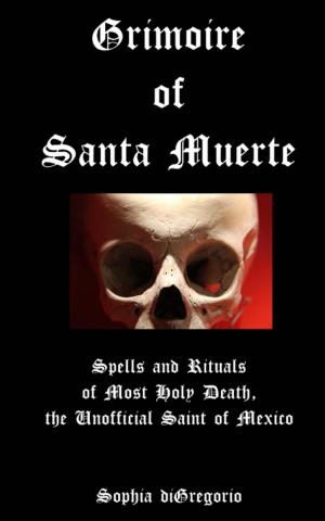 Book cover of Grimoire of Santa Muerte: Spells and Rituals of Most Holy Death, the Unofficial Saint of Mexico