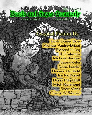 Cover of the book Bards and Sages Quarterly (January 2013) by CB Droege, Derek Muk, Sarina Dorie, Taylor Harbin, James Dorr, Vonnie Winslow Crist, TC Powell, Calvin Demmer, Mark Charke, Matthew Shoen