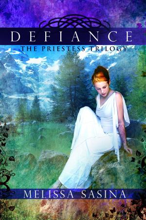 Cover of the book Defiance (The Priestess Trilogy, #1) by David L. Clements, James L. Cambias, Paul Di Filippo, Rev DiCerto, Debra Doyle, Jeff Hecht, Shariann Lewitt, James D. Macdonald, Steven Popkes, Cat Rambo, Mike Resnick, H. Paul Shuch, Sarah Smith, Allen E. Steele