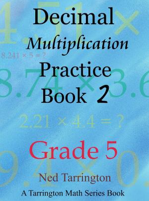 Cover of Decimal Multiplication Practice Book 2, Grade 5