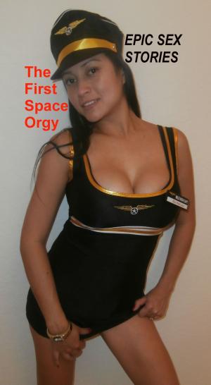 Cover of the book The First Space Orgy by Mandy Holly
